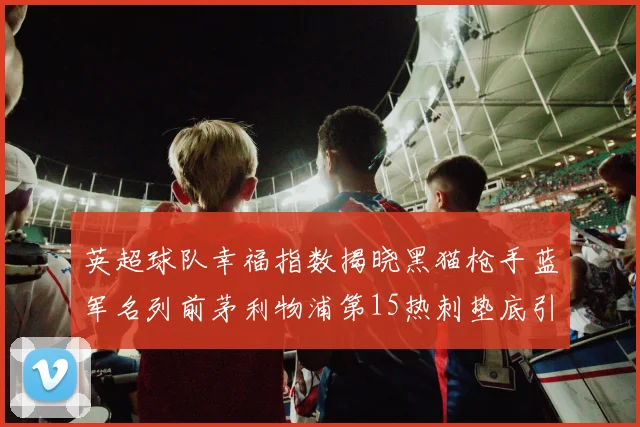 英超球队幸福指数揭晓黑猫枪手蓝军名列前茅利物浦第15热刺垫底引关注